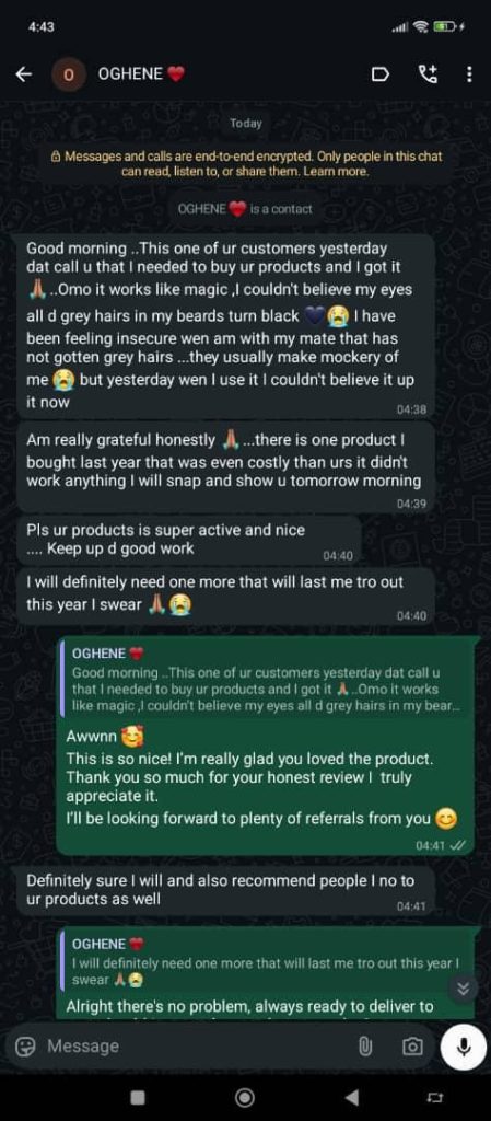 Buyer testimonial — Grey Hair Reversal Blueprint